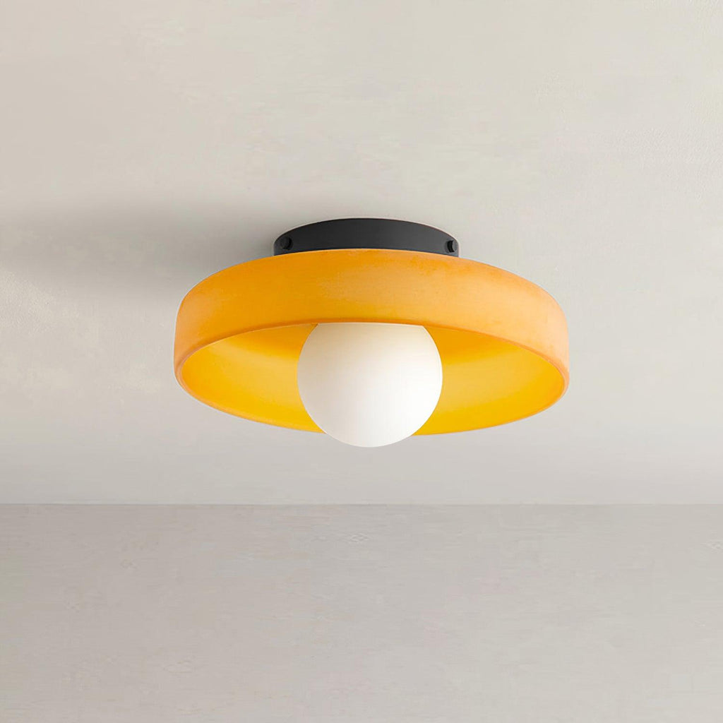 Orla coloured glass ceiling light